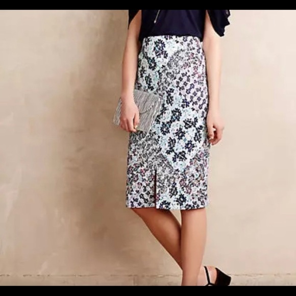 Anthropologie Floral Pencil Skirt by LAVI - Picture 2 of 4